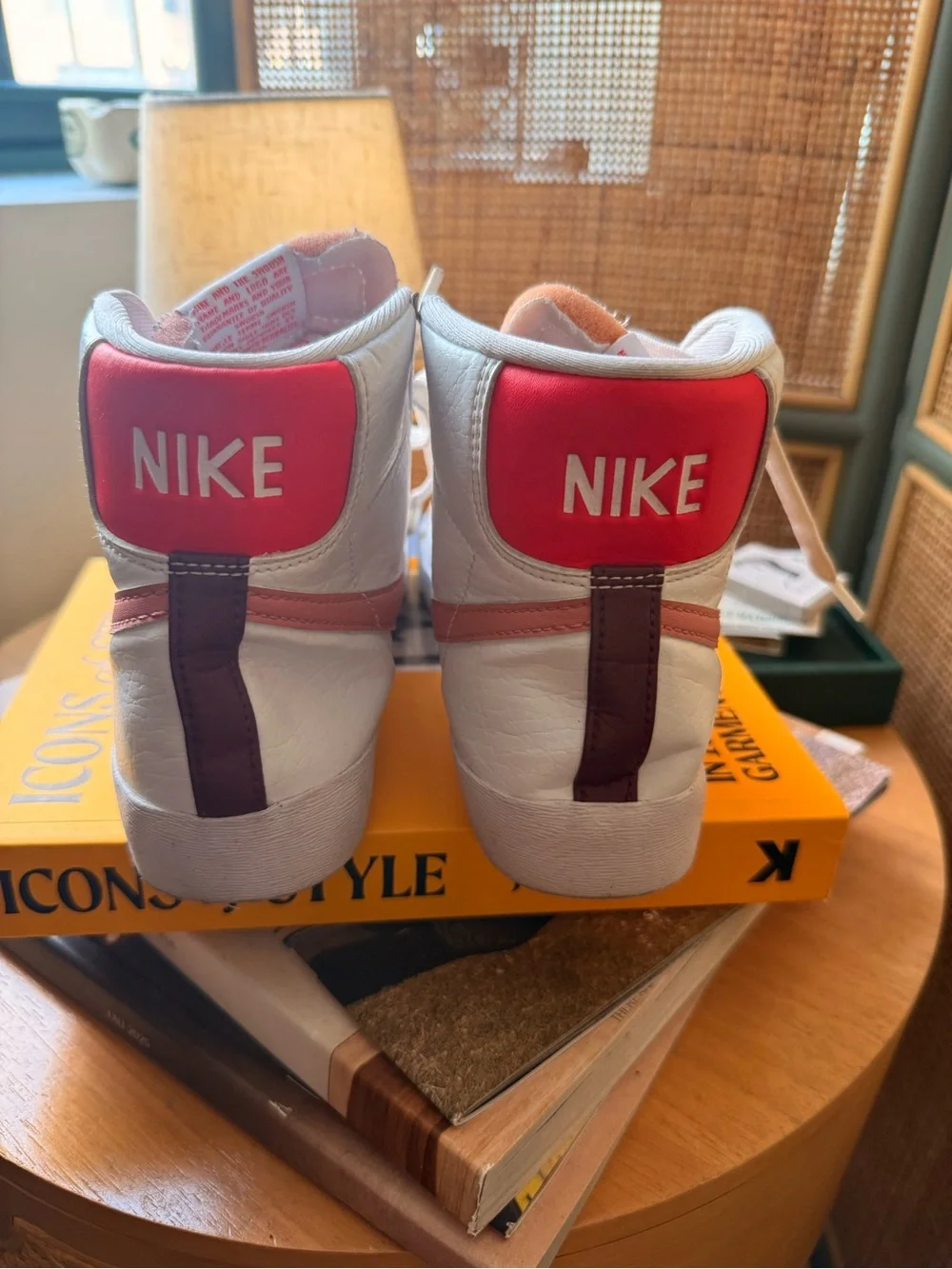Nike Blazer Mid ‘77 White Pink Oxford Burgundy Crush Sneakers Women’s 7